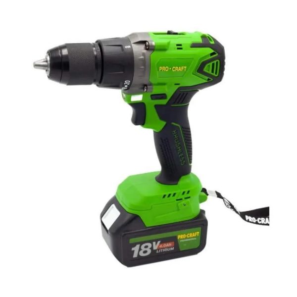 Шуруповерт акумуляторний PRO-CRAFT PA-18BL  (РОЗПРОДАЖ)