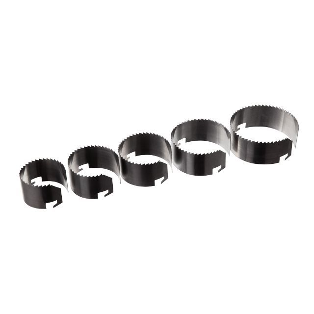 Набір корончатих свердл по гіпсокартону  60-95мм, 5 розмірів ВТ-0025
