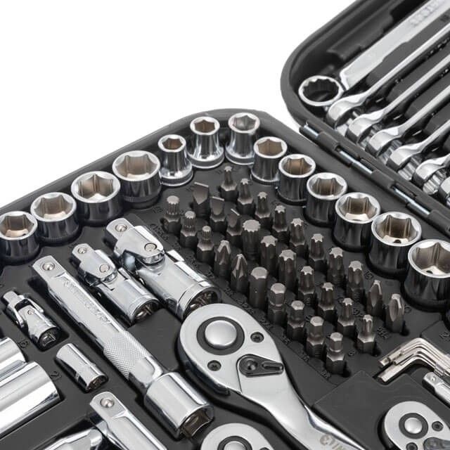 Набір інструментів професійний 1/2"-3/8"-1/4" 219од. Cr-V STORM