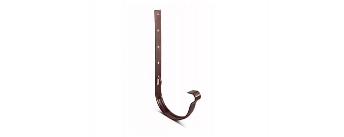 Кронштейн жолоба RAINWAY 130 сталь коричневий