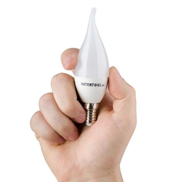 Лампа світлодіодна LED C37,E14,150-300B,3Bт.4000К LL-0161
