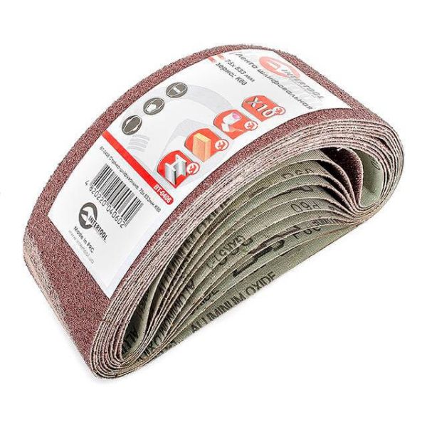 Стрічка шліфувальна 75*533мм зерно К60 (ВТ-0406)