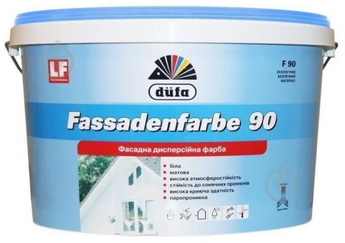 Фарба фасадна 6557 F90 10л DUFA