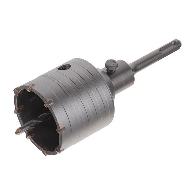 Свердло Корончате по бетону 65мм з перехідником SDS 100мм комплект SD-7065