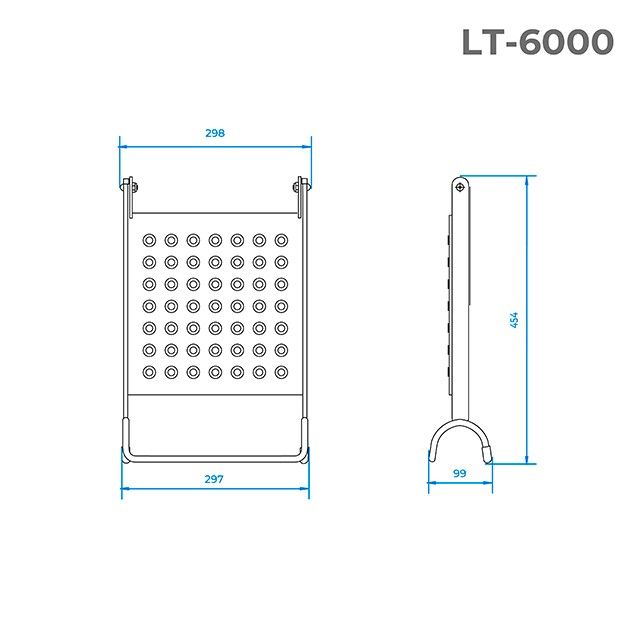 Змінна сходинка-полиця для драбини LT-6000