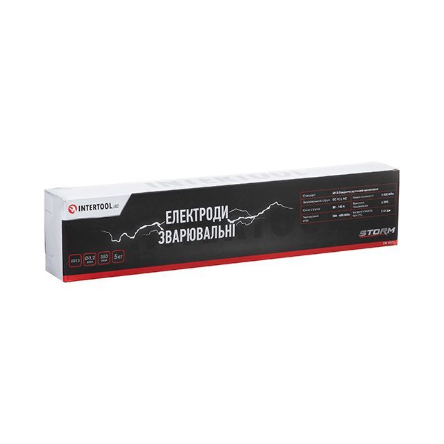 Електроди зварювальні 6013-3,2мм STORM INTERTOOL EW-5032  5кг