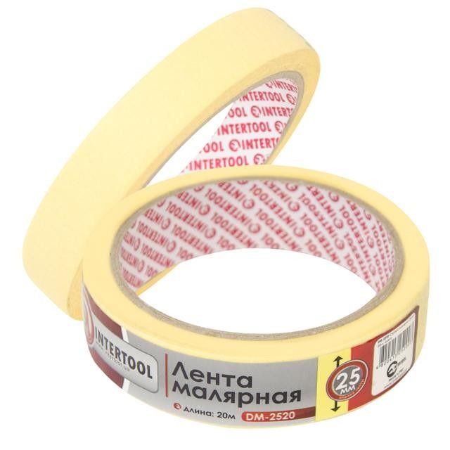 Стрічка малярна 25мм-20м DM-2520
