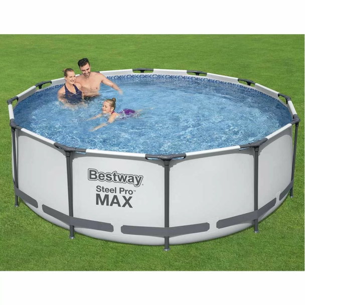 Басейн каркасний BESTWAY.круглий.366*100см фільтр-насос+ремкомплект (56260)