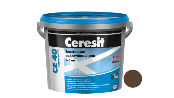 Еластичний шов Ceresit 2кг горіх (у відрі)