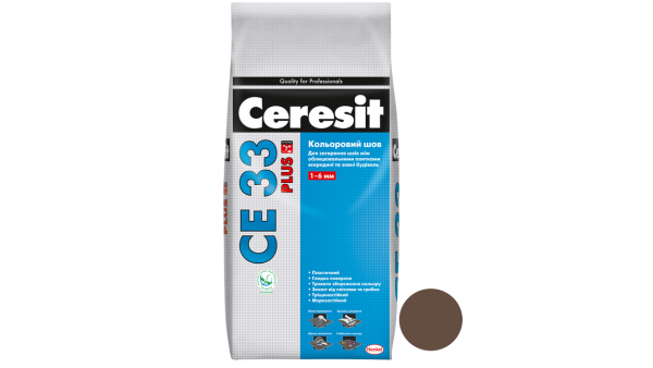 Затірка Ceresit 2кг №131 коричневий