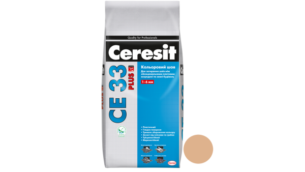 Затірка Ceresit 2кг №139 персік