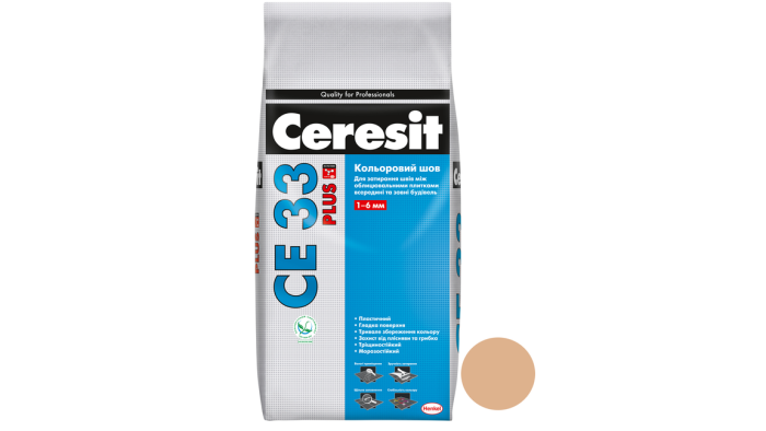 Затірка Ceresit 2кг №139 персік