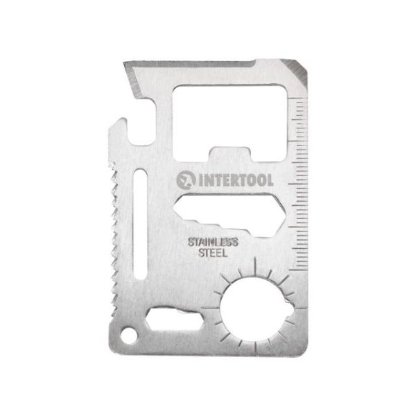 Картка мультитул 11 в1  INTERTOOL HT-0589