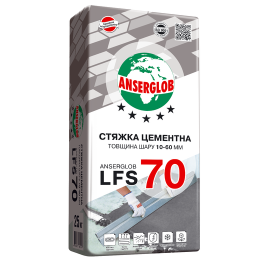 Суміш-стяжка "Анцерглоб" 70 25кг
