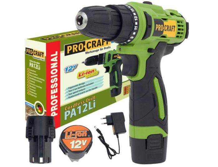 Шуруповерт акумуляторний PRO-CRAFT PA-12Li compact,шт
