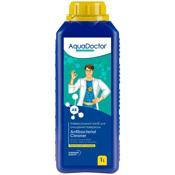 Засіб універсальний для очищення поверхонь AquaDoctor AB Antibacterial Cleaner 1л