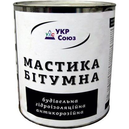 Мастика гідроізоляційна  (Укрсоюз) ж/б 3,5кг