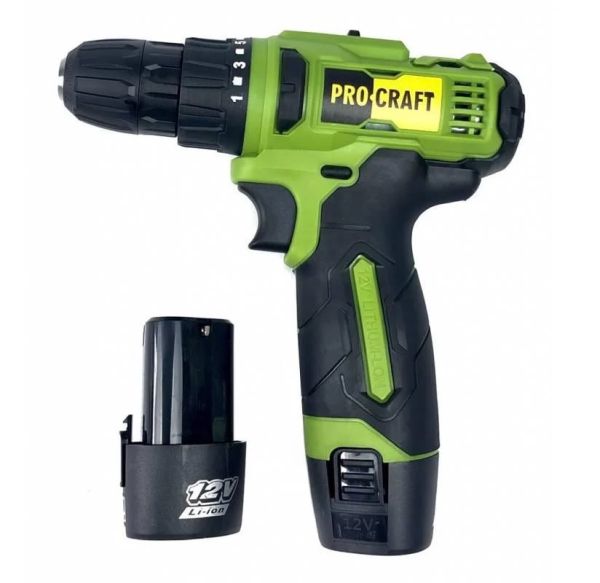 Шуруповерт акумуляторний PRO-CRAFT PA-12Li compact,шт
