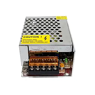 Блок живлення для світодіодної стрічки 60W 12V 5A AC180-240 (165*40*32)IP20