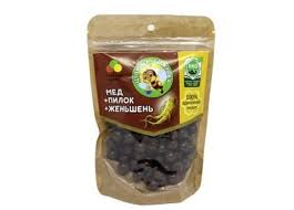 Драже "Мед+пилок+женшень" 150гр