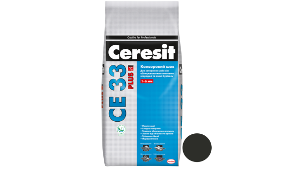Затірка Ceresit 2кг №117 чорна