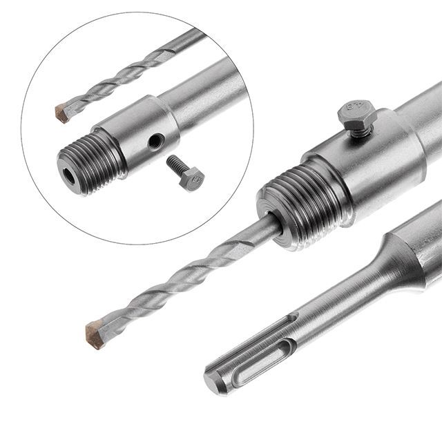 Перехідник SDS PLUS 300мм для коронок по бетону SD-0421 SD-0422 SD-0419
