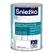 Емаль акрилова для радіаторів Снежка 0,75л Яворів