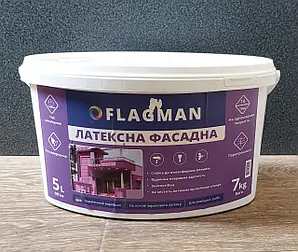 Фарба FLAGMAN латексна фасадна 4,2кг