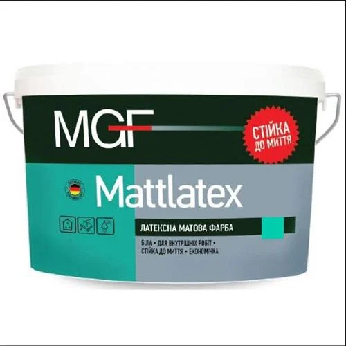 Фарба латексна матова MGF М100 14кг