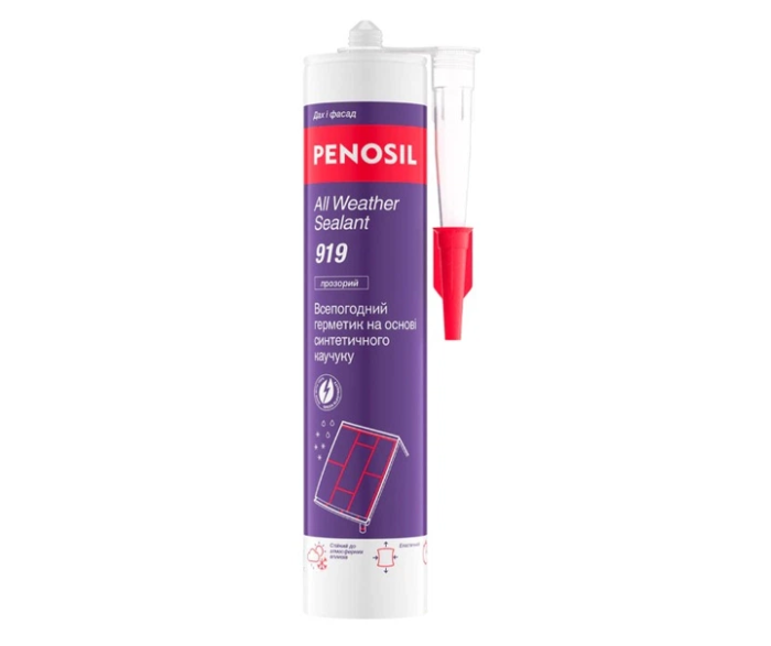 Герметик Penosil AII WEATHE 919 каучуковий 310мл