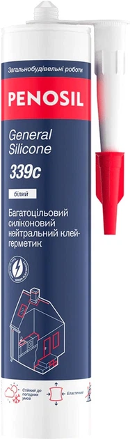 Герметик Penosil Genera 339с силіконовий (білий) 310мл