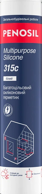 Герметик Penosil силіконовий універсальний 315с (білий) 310мл