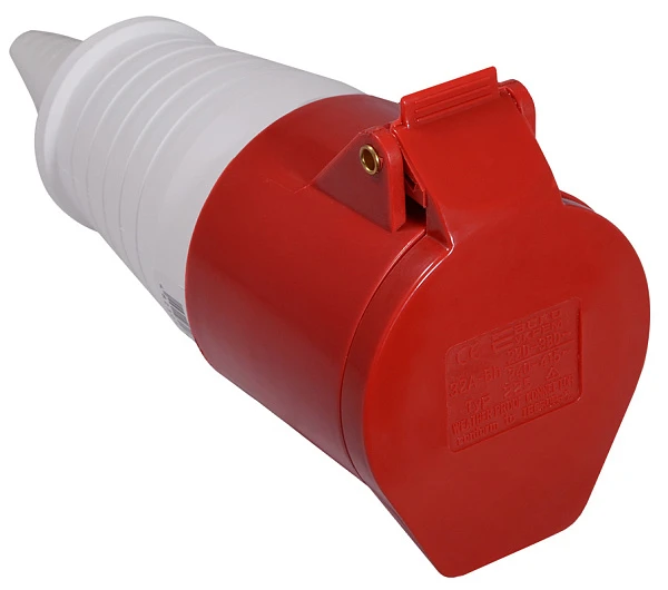 Гніздо АСКО переносне ГП 32А/5 3Р+N+РЕ (224) 380V IP44