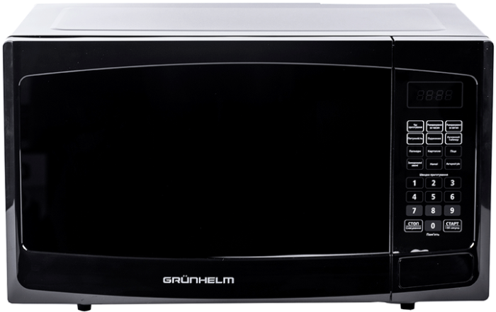 Піч мікрохвильова GRUNHELM 23MX523-B (чорна) 23л. 800Вт. Сенсорна