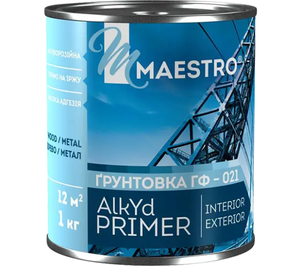 Грунт ГФ-021 Маестро 3 кг сірий