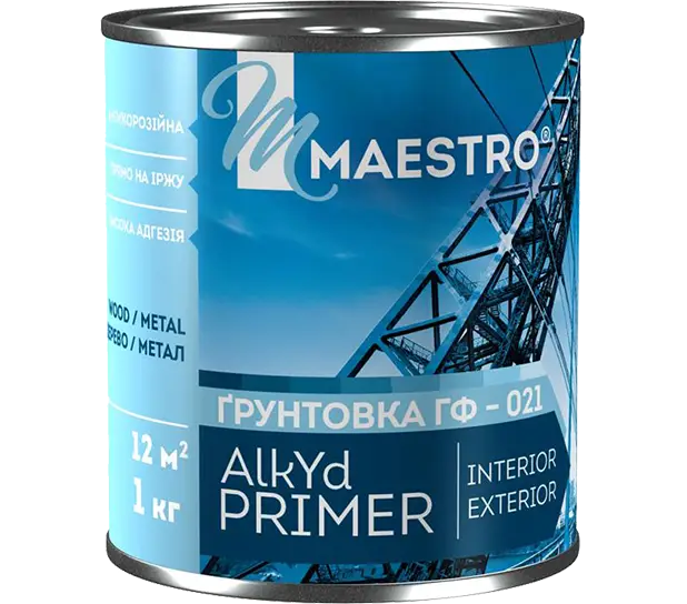 Грунт ГФ-021 Маестро 3 кг сірий