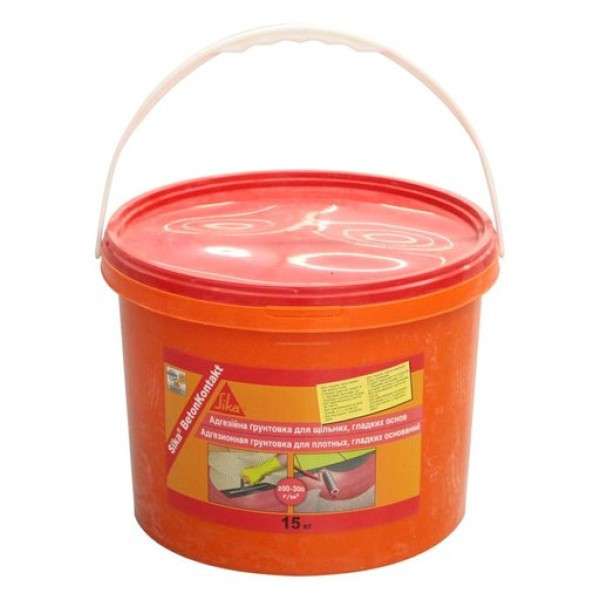 Грунт Sika Beton-Kontakt адгезійний для щільних, гладких поверхонь 15кг