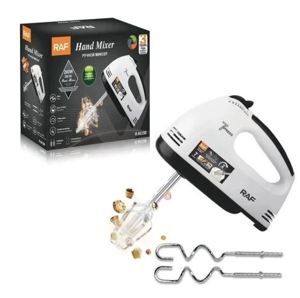 Міксер ручний HAND MIXER R.6633 270Вт