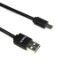 Шнур USB - mikro USB Хавіт в чорній коробці №8601