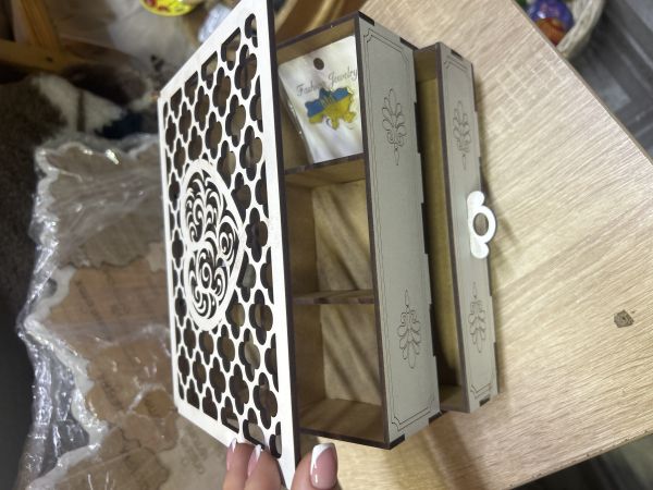 Скринька "Комод з ящиком"  (ДВП)