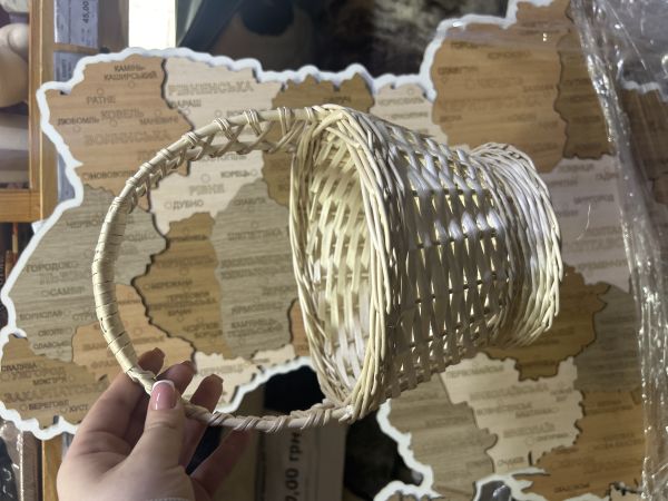 Кошик Великодній Білий Польща малий
