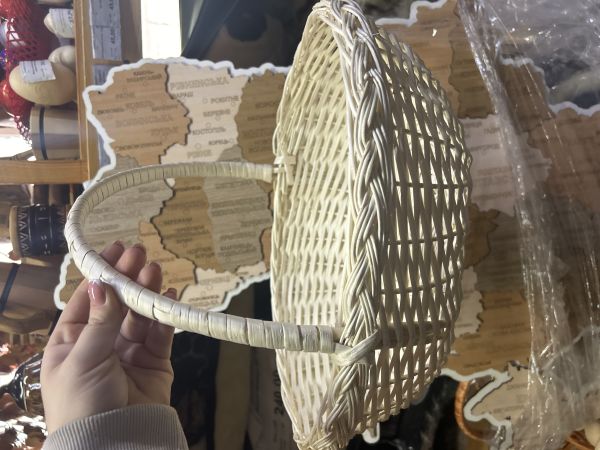 Кошик Великодній Білий Польща великий