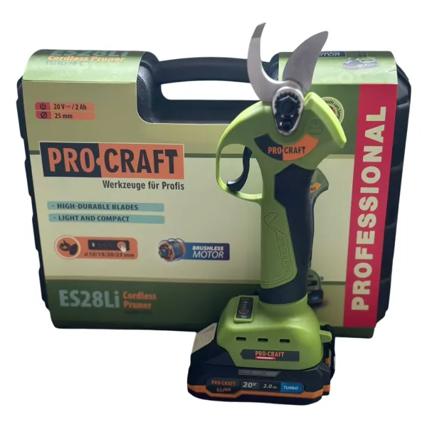 Сікатор акум. PRO-CRAFT ES-25Li в Кейсі (1акум+зарядка)