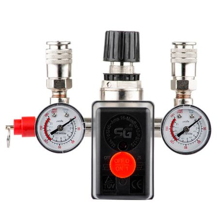 Пресостат 220 В (блок автоматики компресора) в зборі INTERTOOL PT-9094
