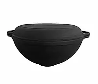Казан чавун СІТОН WOK 5.5л +кришка пательня