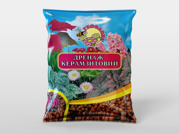 Керамзіт дренаж 1л Геофлора