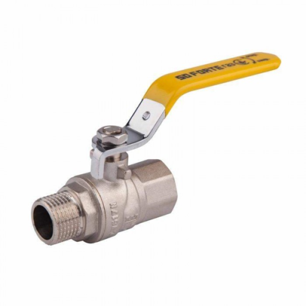 Кран кульовий FORTE 1 1/2" РГШ газ/вода