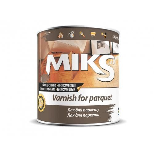 Лак МІКС паркетний уретан глянсовий 1,6кг