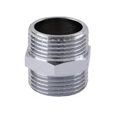 Ніпель FORTE латунь хромована 1\2"н-1\2"н