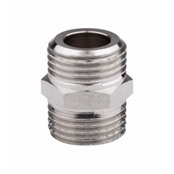 Ніпель FORTE 3/4"н - 3/4"н латунь-нікель